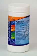 Chemoform Aqua Blanc–kyslíkové tablety O2 1 kg,tableta 20 g,potas. monosulfát 99%