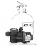 Azur KIT 380 - filtračné zariadenie 6 m3 / h, 230 V s čerpadlom Bettar Top 6