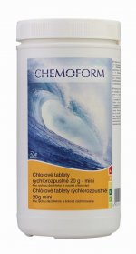 Chemoform chlórové tablety Mini 1 kg, tableta 20 g, rychlorozpustné