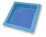 Vanička, rozmery 90 x 90 cm, farba modro/modrá