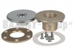 Vtoková tryska Ø 18 mm – závit 11/2“ ex, 40 mm, příruba, foliové baz.