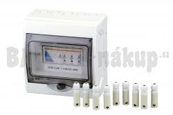  Elektronické hlídání hladiny v akumulační nádrži 7x sonda v rozvaděči