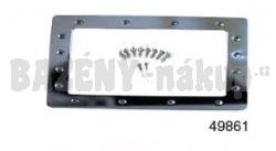 Nerez rámeček pro plastové skimre + šrouby - Široké