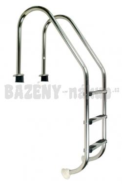 Nerezový žebřík STANDARD 3 stupně