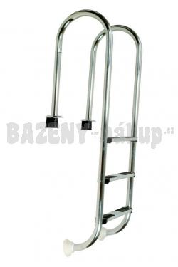 Nerezový žebřík MURO 3 stupně