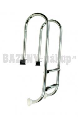 Nerezový žebřík MURO 2 stupně