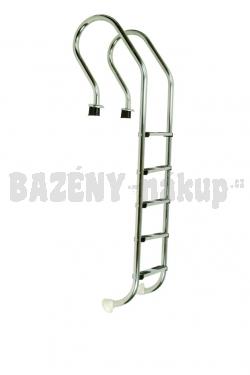 Nerezový, 5 stupňový žebřík MIXTA