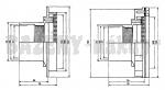 Sání Cofies - 10 m3/h, s přírubou pro fólii, napojení lepením 63 mm