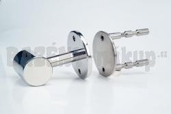 Nerezové přírubové úchyty zábradlí – koncový zaslepený levý