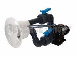 Beépített, V-JET ellenáramoltató 66 m3/óra (230 V, 63 mm-es cső)
