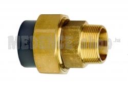 PVC idom - holander 50 x 1 1/2´´ külső. sárgaréz