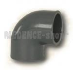 Könyök 90° PVC-ből, belső átmérő d 50 mm.