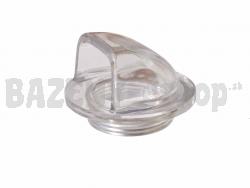 Vtoková mušla transparentná, 11/2“