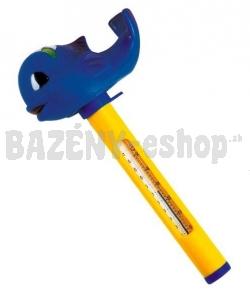 Teplomer plavajúci so zvieratkom – vleľryba